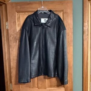 Stone Mountain Black Leather Jacket